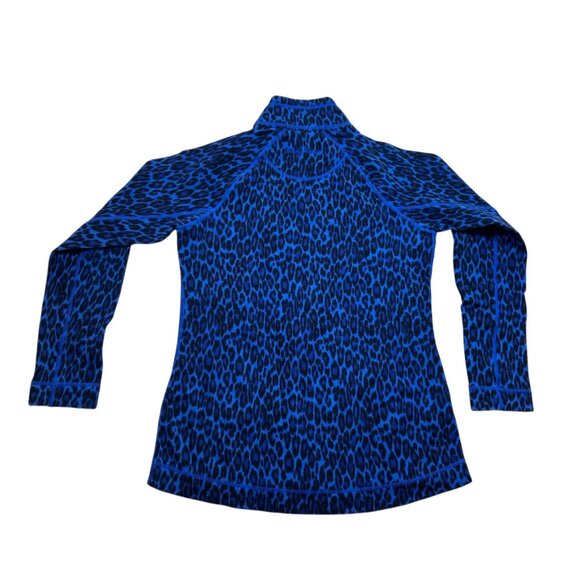 Tommy Bahama Women’s Blue Animal Print Full Zip Knit Jacket Size XS - Picture 5 of 6